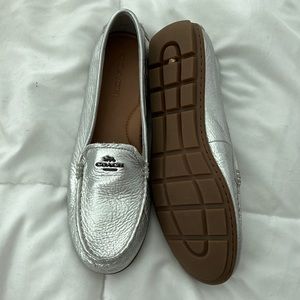 Coach leather driving loafer